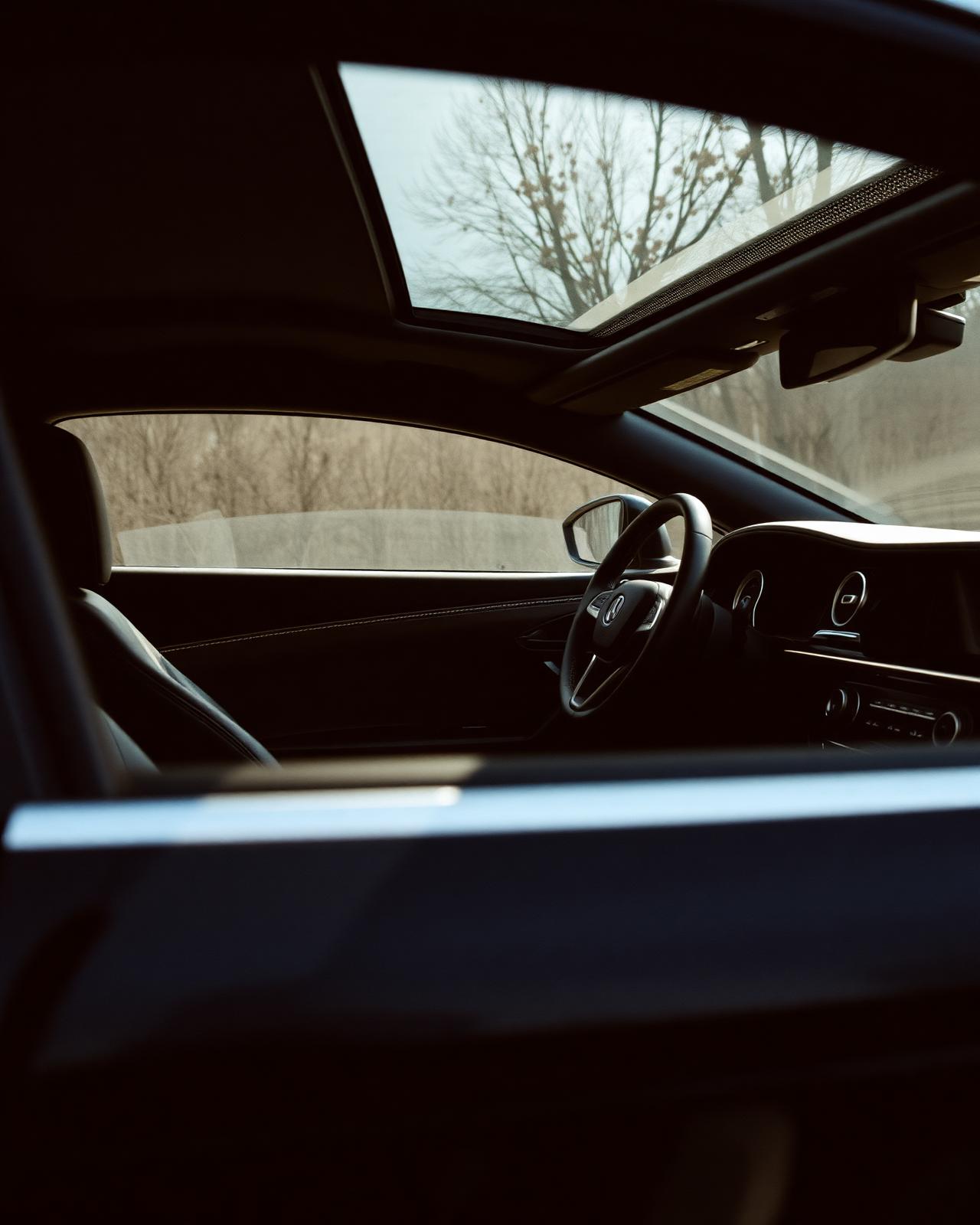 Luxury car interior